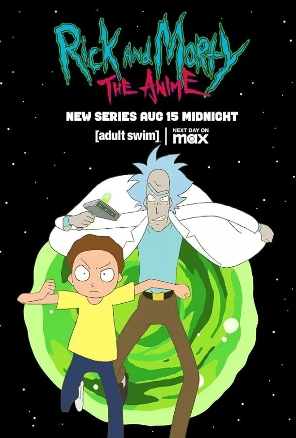 Постер Рик Морти. Аниме